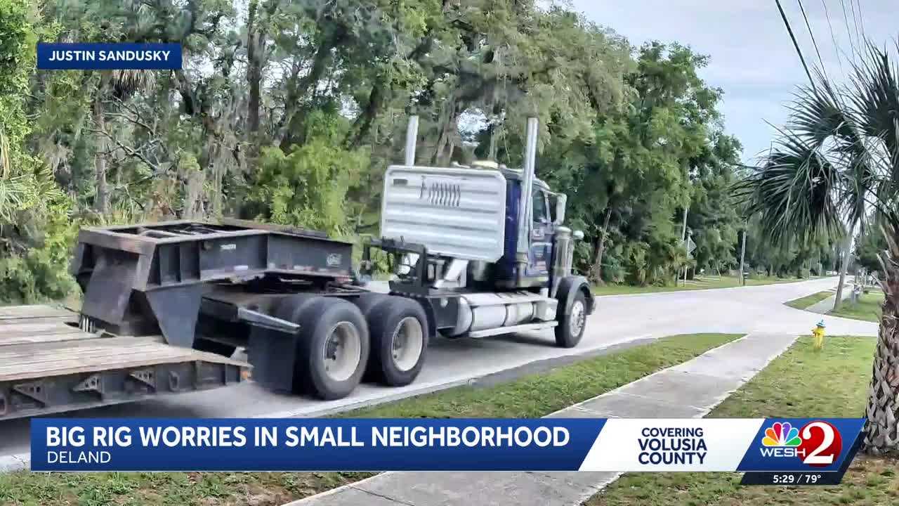 DeLand-area neighbors raise concerns about truck traffic on Marsh Road — WESH 2 Orlando, Richardson Real Estate news