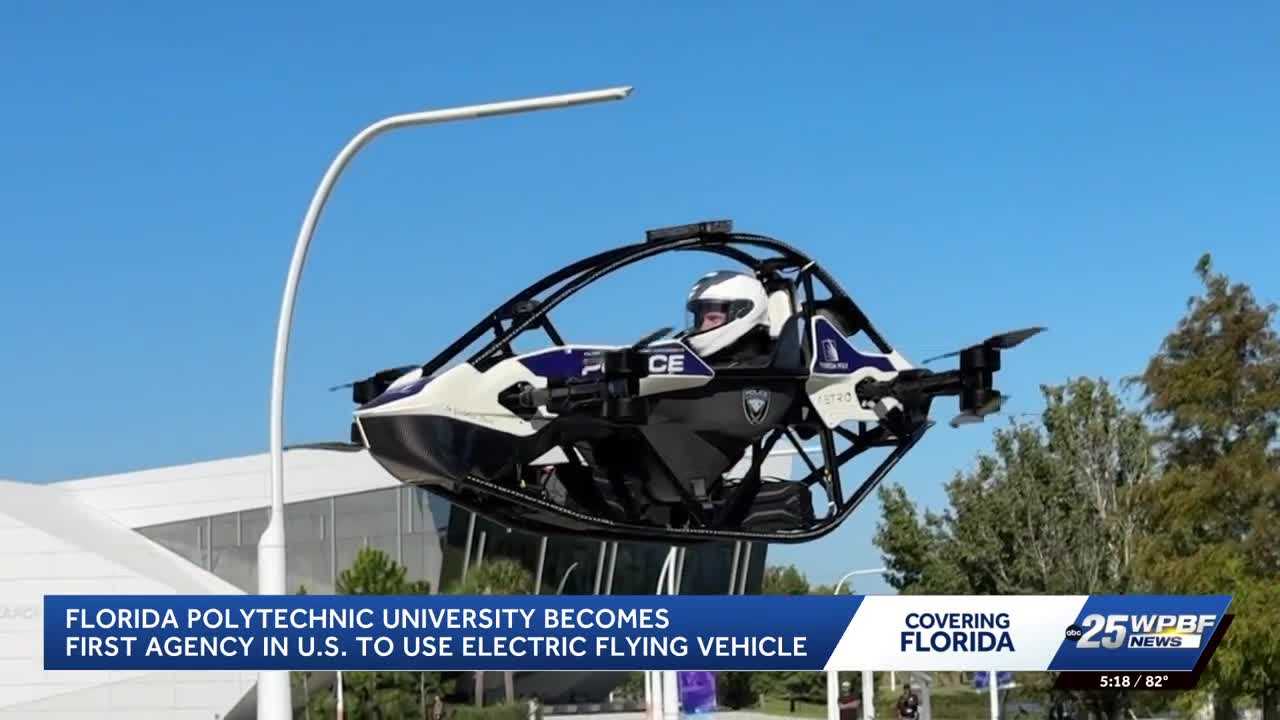 Florida Polytechnic University develops electric flying vehicle for police emergencies — WPBF West Palm Beach, Richardson Community news