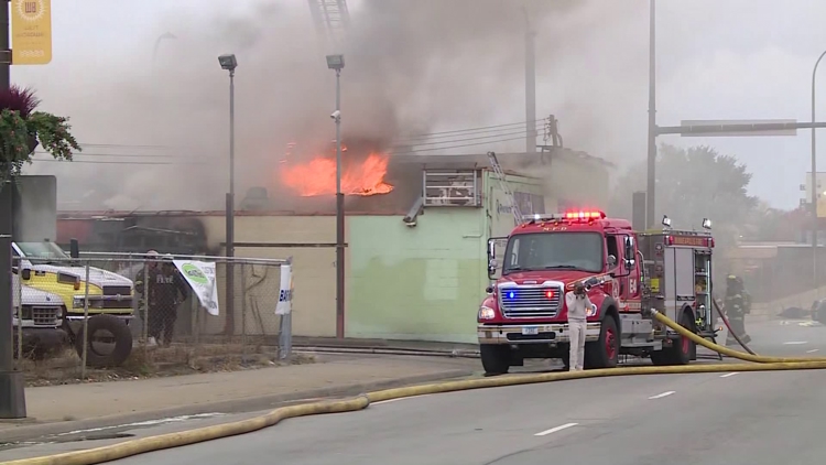 Crews respond to fire just off I-94 in north Minneapolis — KARE 11 Local — Gopher, Richardson Community news
