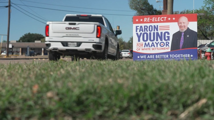 'Why would you do this?': White Settlement mayor reacts after councilman's wife cited for stealing campaign sign — WFAA (Dallas-Fort Worth), Richardson Government news
