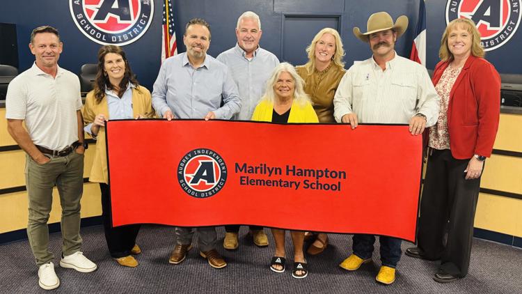 Aubrey ISD names new elementary school after beloved retired janitor — WFAA (Dallas-Fort Worth), Richardson Schools news