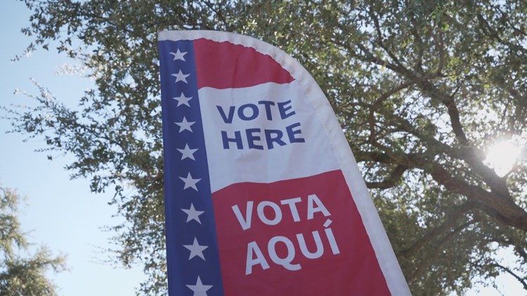 Voters in Richardson casting their ballots during the midterm elections